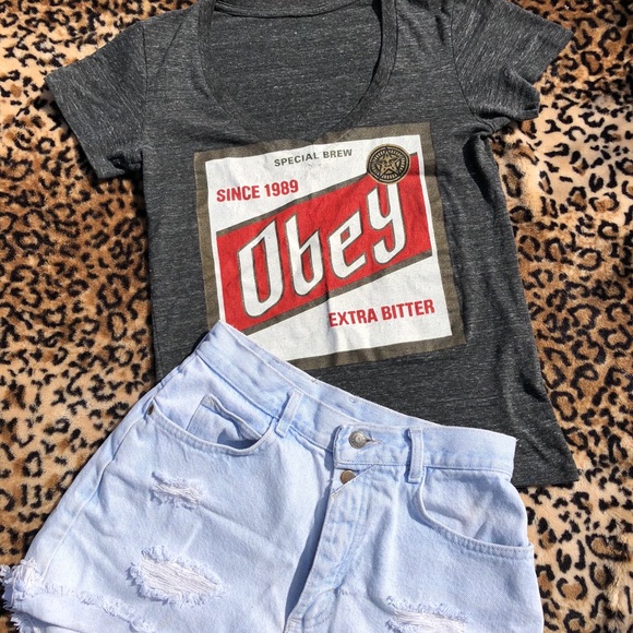 Obey Tops - Obey V-Neck
